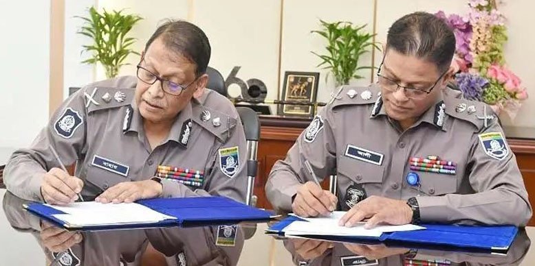 দায়িত্ব গ্রহণ করলেন পুলিশের নবনিযুক্ত আইজিপি আলী হোসেন ফকির